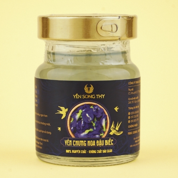 Yến Chưng Hoa Đậu Biếc